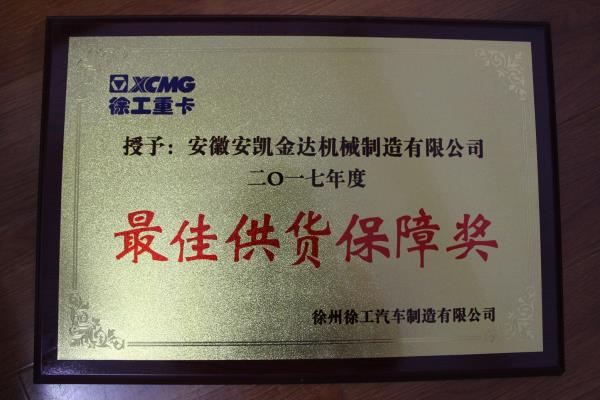 Excellent supplier certificate 1