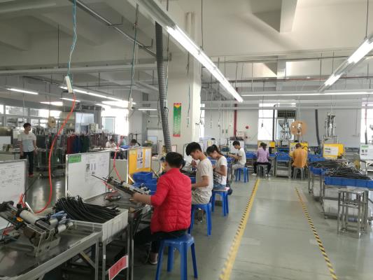 Assembly Line Of Charging Car Wire 1