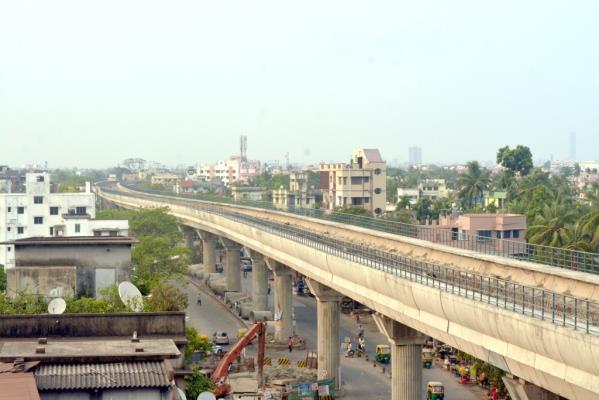Completed Viaduct of Joka Metro