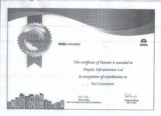 TATA Housing Excellence Award