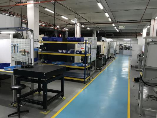 Production - CNC Vertical Mill Cell Walkway